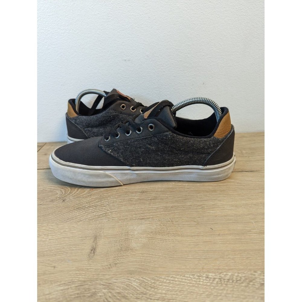 Vans Mens Shoes Size 8.5 Off The Wall Deluxe Atwood Black/Grey/Black - Picture 7 of 9